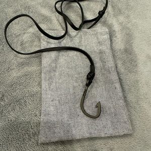 Miansai hook bracelet matte black